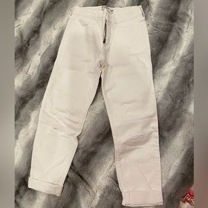 Abercrombie Kids White High-rise Ankle Skinny Jeans - Size 13/14